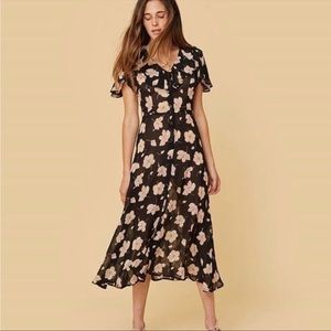 RARE SOLD OUT Christy Dawn Daisy Dress in Dandelion Black Floral size Small
